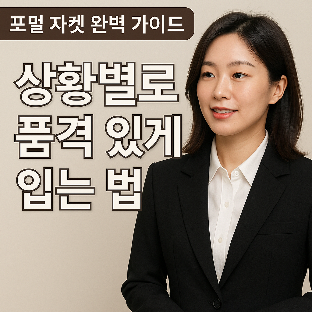 포멀 자켓