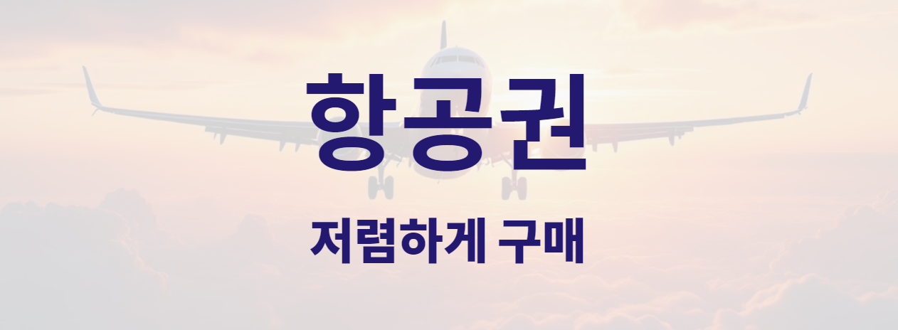 비행기표, 이렇게 사야 반값! 항공권 저렴하게 구매하는 법