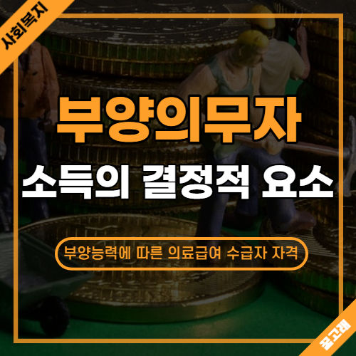 부양의무자 소득의 결정적 요소