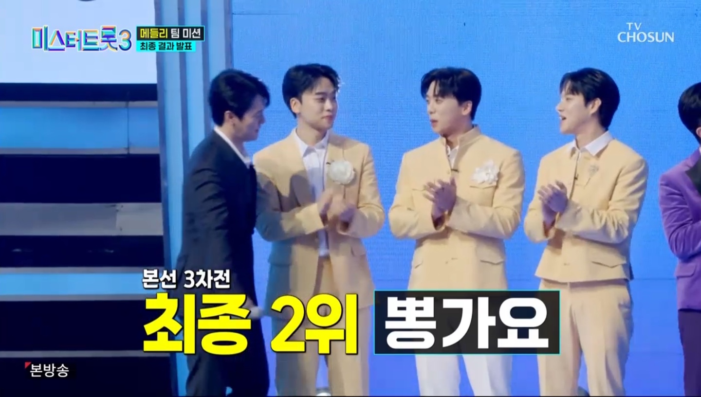 미스터트롯3 본선 3차 결과 발표