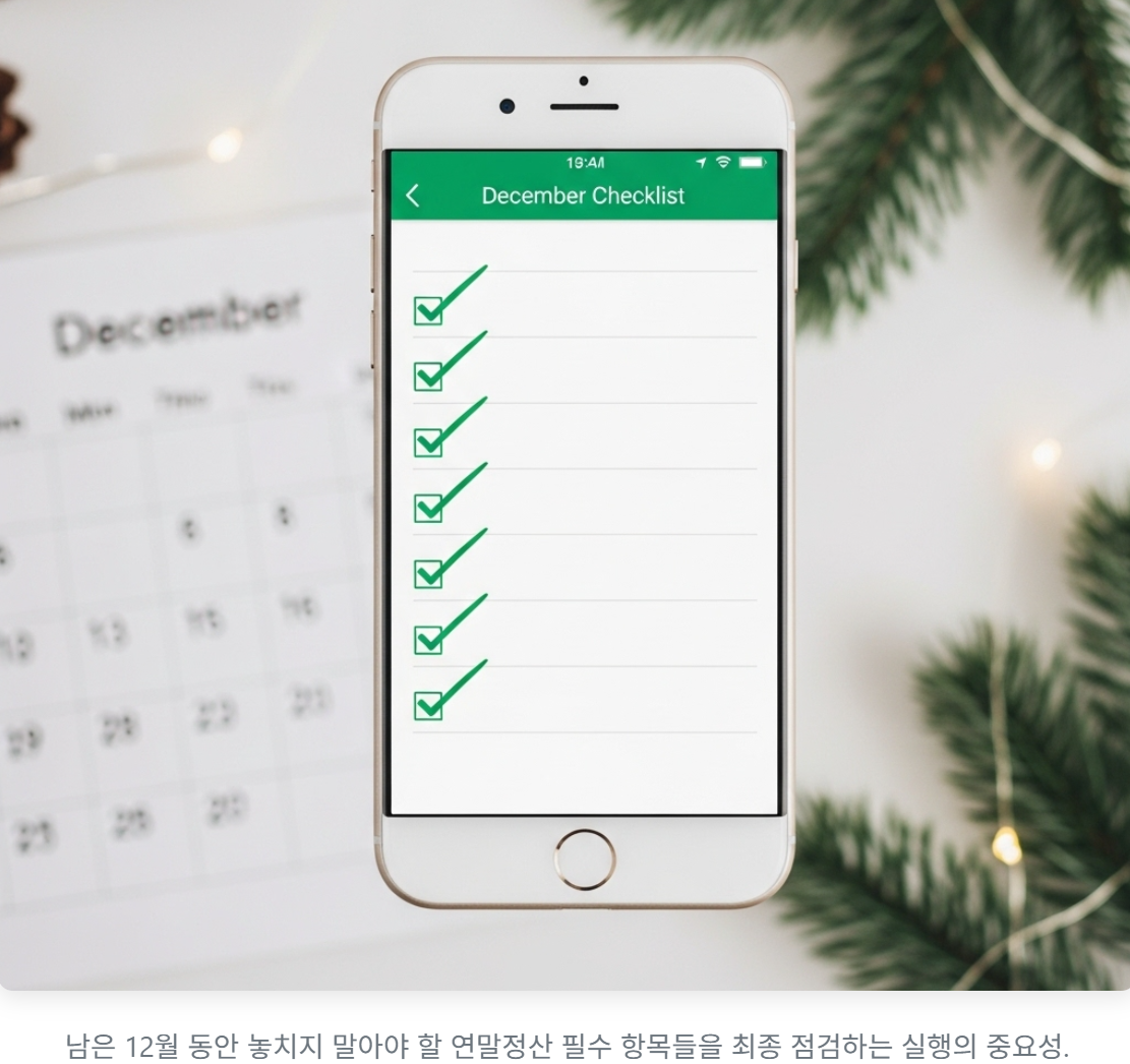남은 12월, 실행을 위한 체크리스트