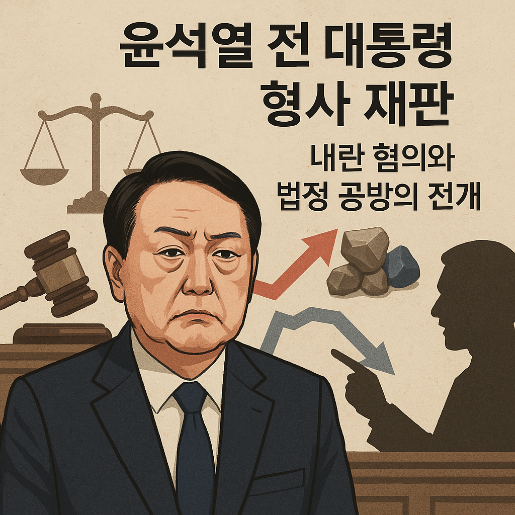 윤석열 전 대통령 형사 재판: 내란 혐의와 법정 공방의 전개