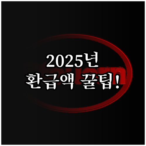 바뀐 2025년 연말정산 공제 항목 ..