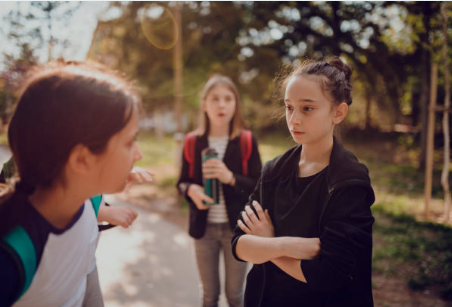 elementary student conflict context