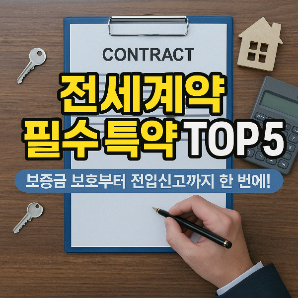 전세계약 특약 썸네일 이미지입니다.