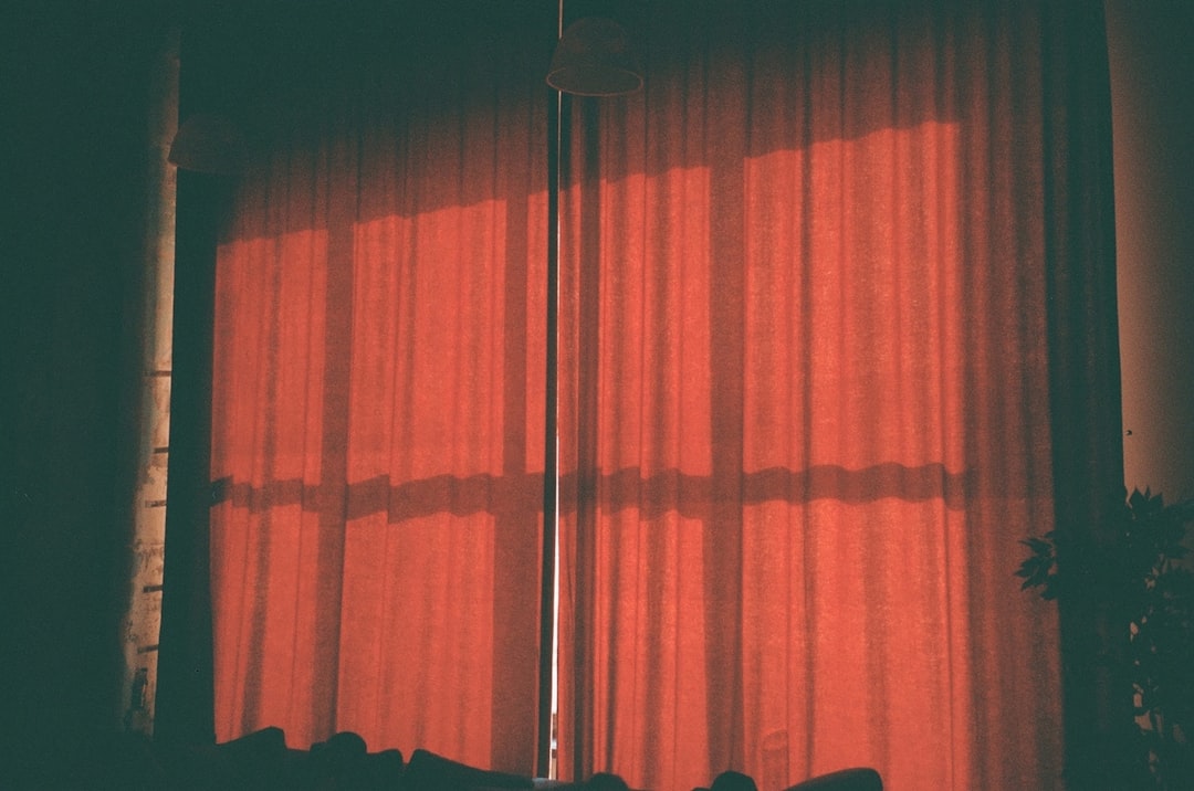 Curtain rod.