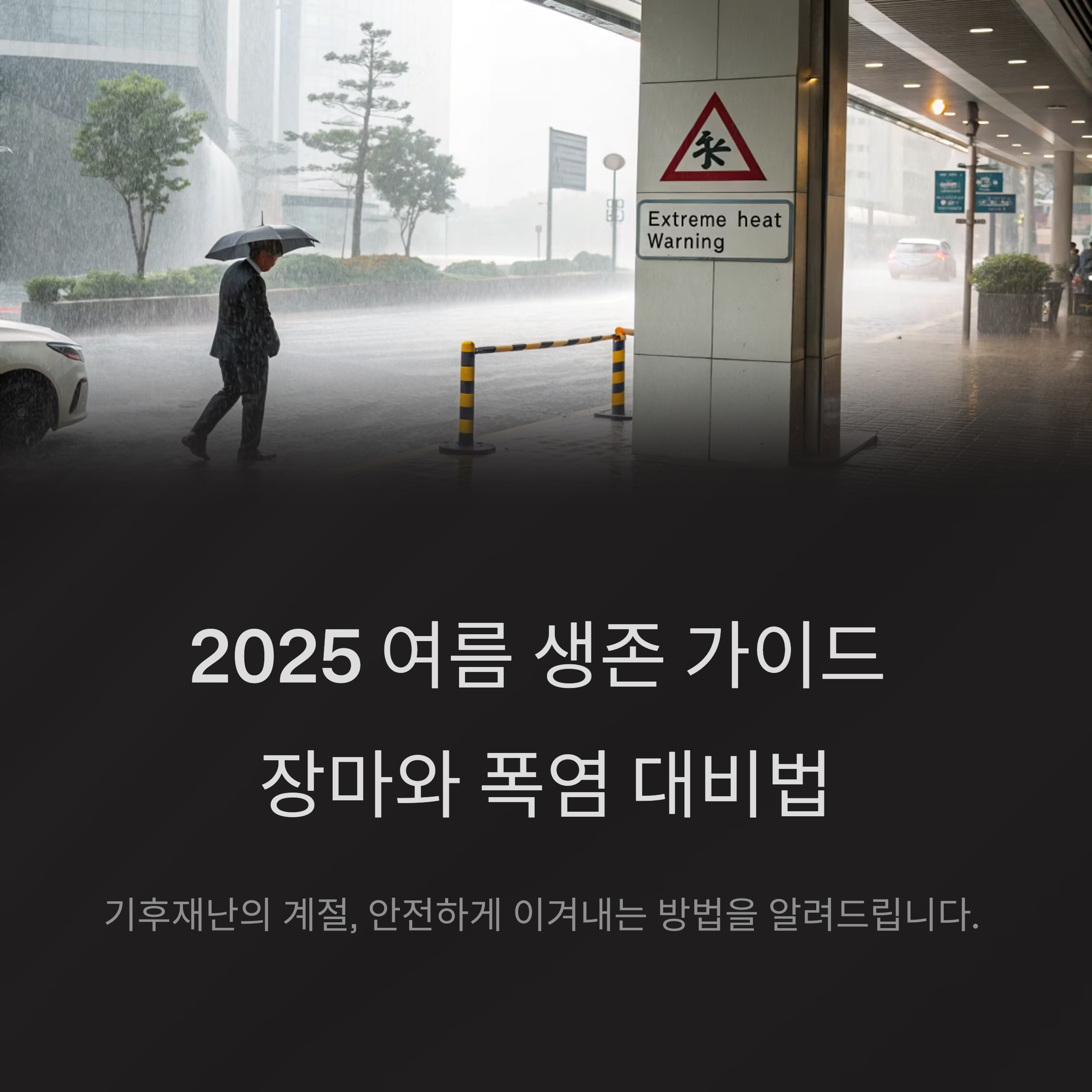 장마와 폭염