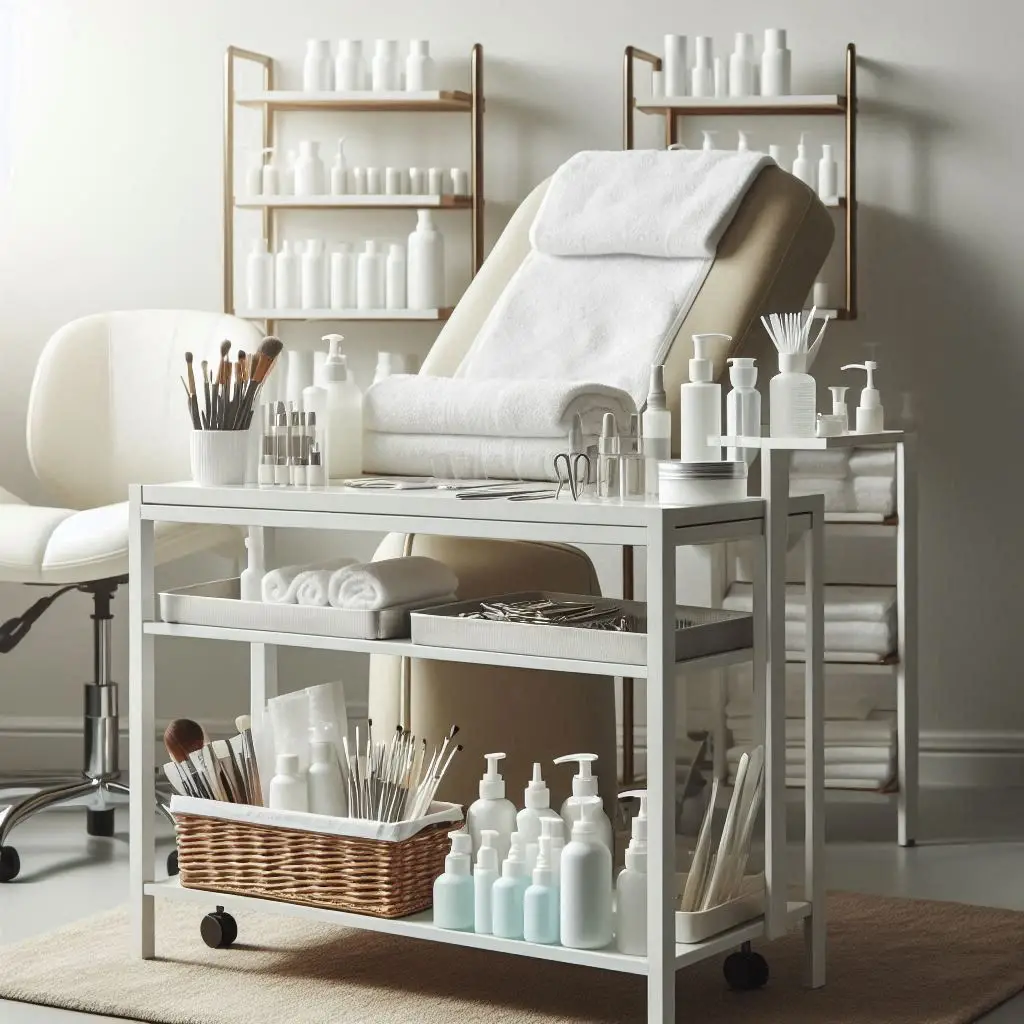 피부,체형관리 샵 배경