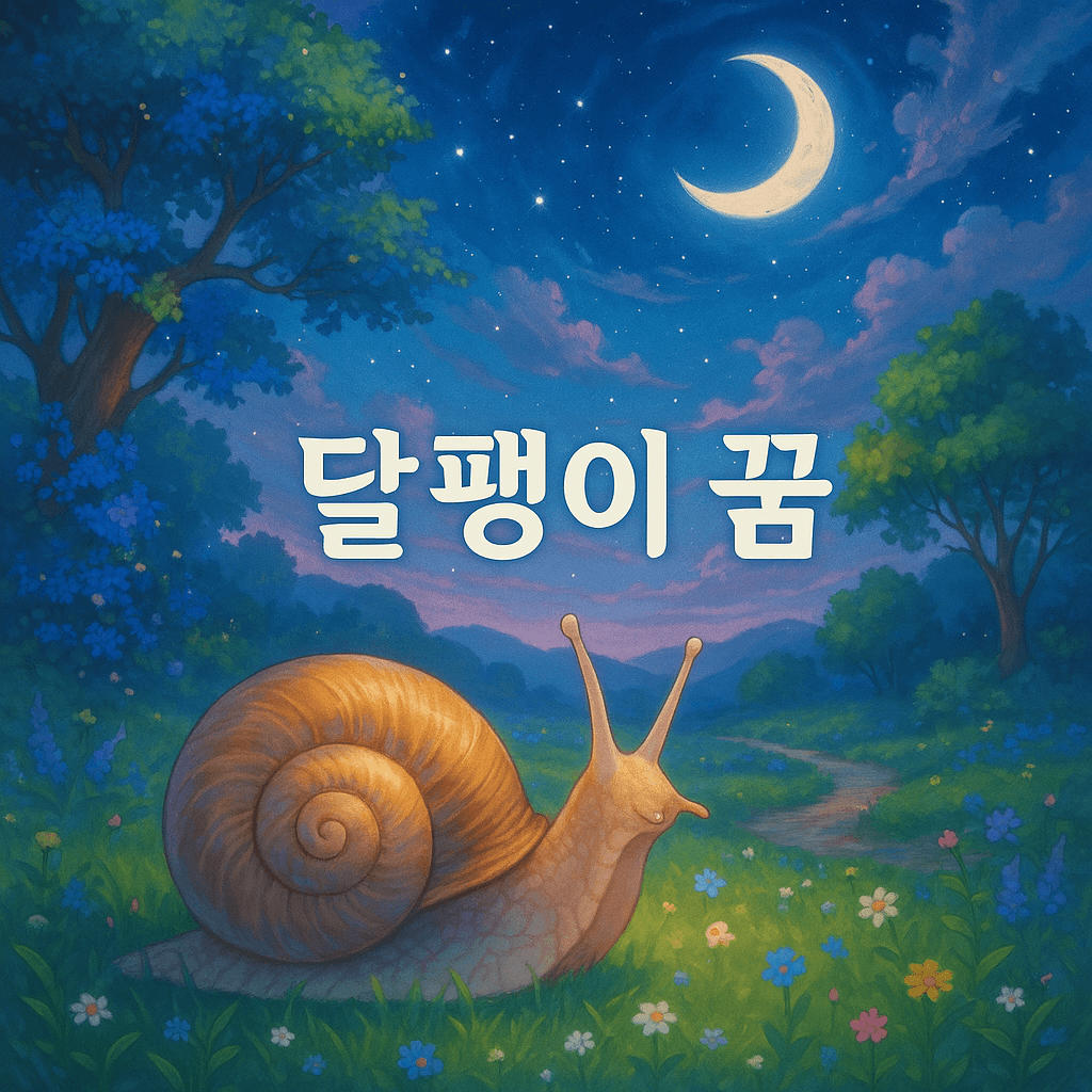 달팽이 꿈 해몽