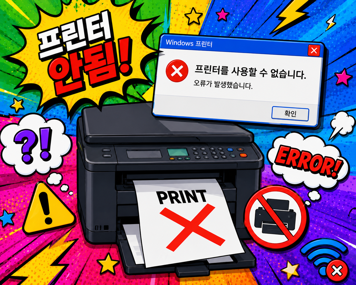 프린트안돼