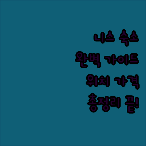 니스 숙소 완벽 가이드.. 위치, 가