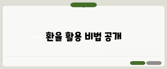 뉴질랜드환율 이용법 누구나 쉽게 가능