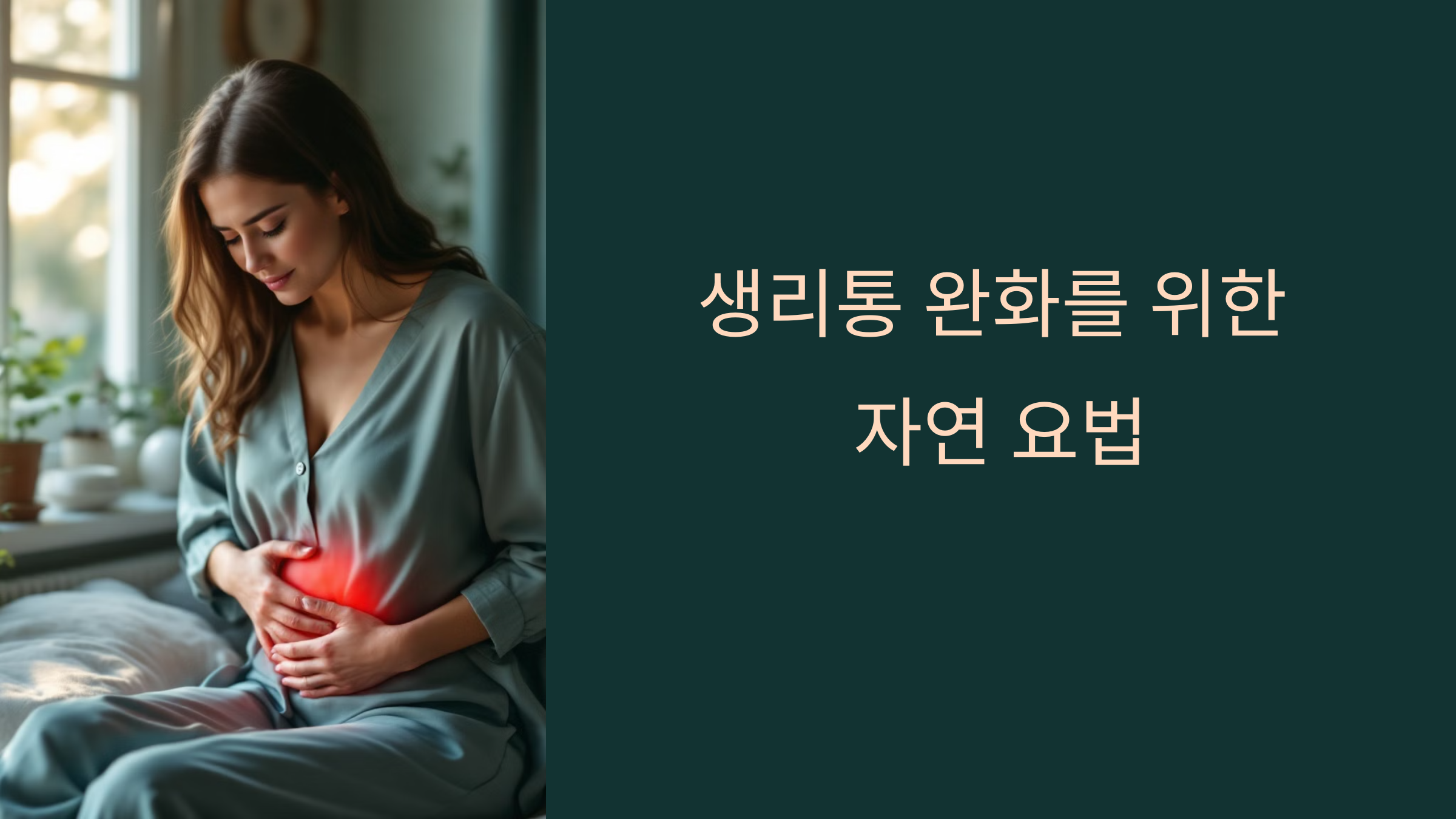 생리통 완화를 위한 자연 요법