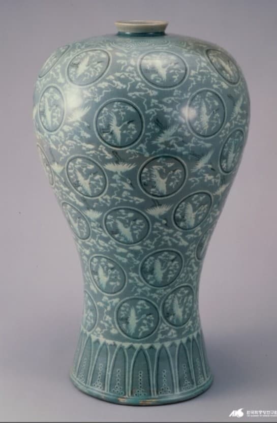 청자상감운학문매병 사진