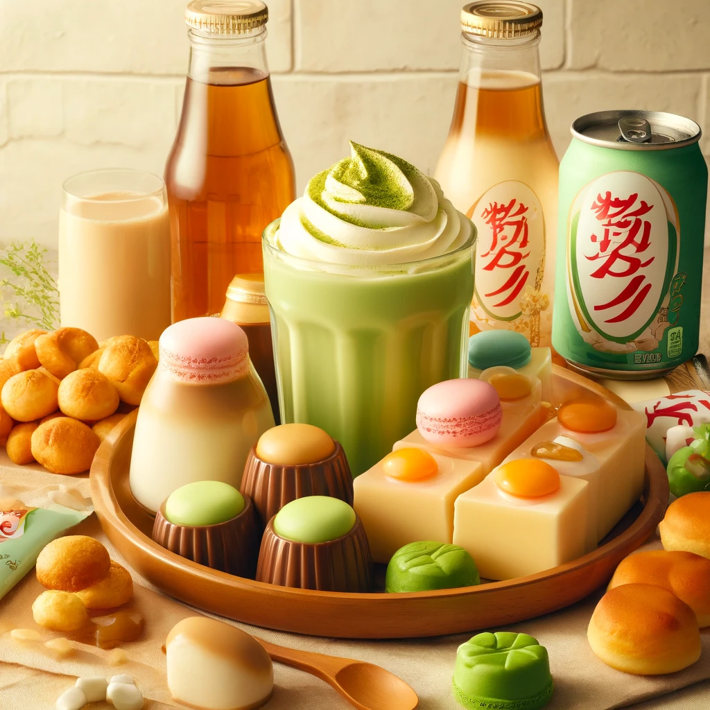 일본 편의점 디저트 사진