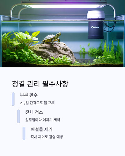 청결 관리는 필수입니다