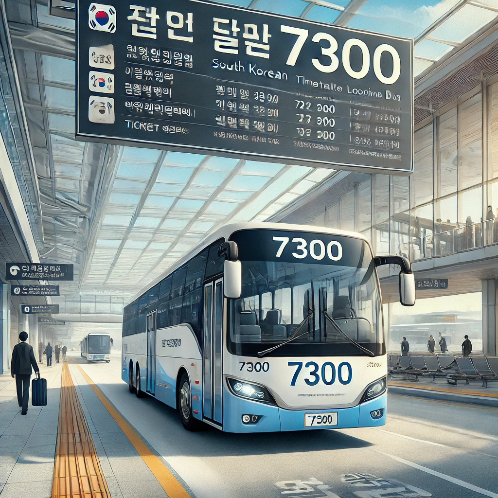 7300번 공항버스 시간표&amp;#44; 공항버스 7300 예매 4