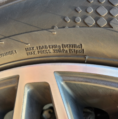 타이어 공기압 경고등