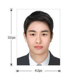 여권 재발급시 온라인용 사진 규격