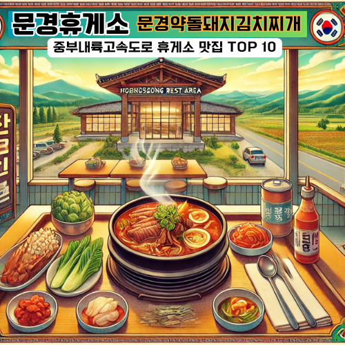 문경휴게소 문경약돌돼지불고기