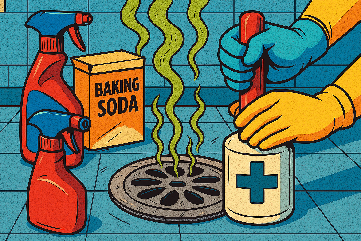 화장실 하수구 냄새 제거