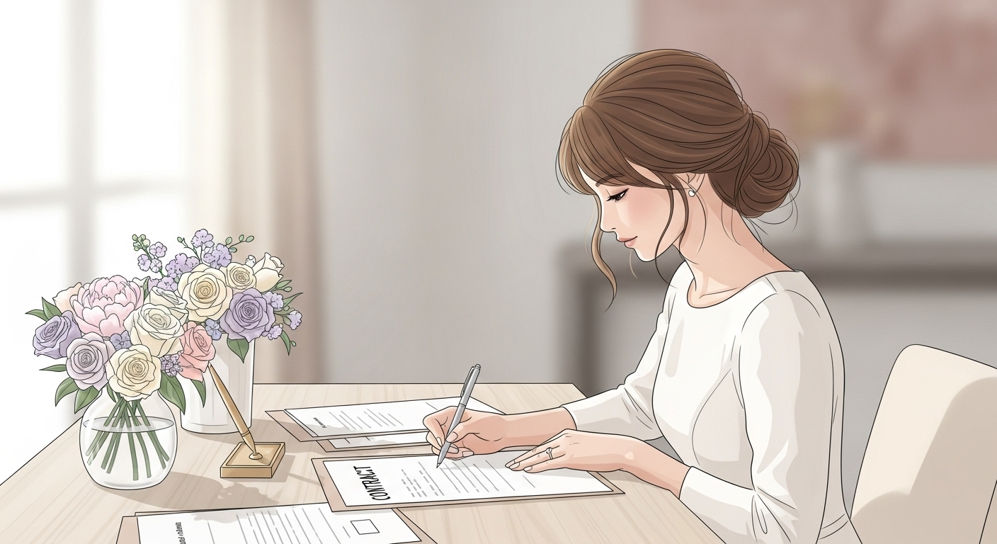 웨딩계약, 예비신부, 결혼준비