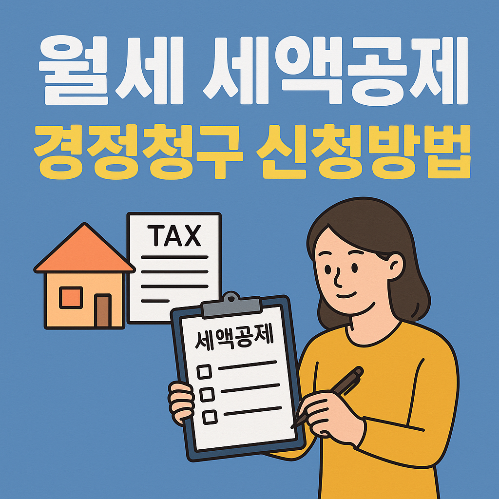월세 세액공제 경정청구로 5년치 환급받는 방법