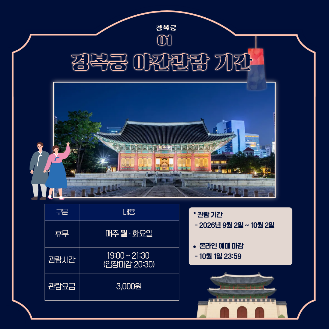 2026 경복궁 야간관람