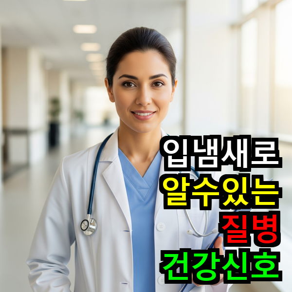 입냄새로 알수있는 병 건강 신호