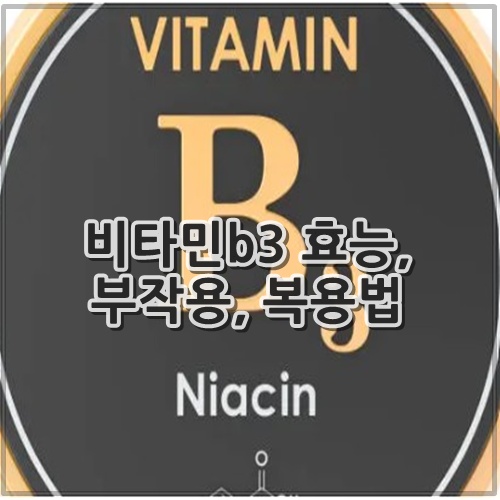 비타민b3 효능, 부작용, 복용법