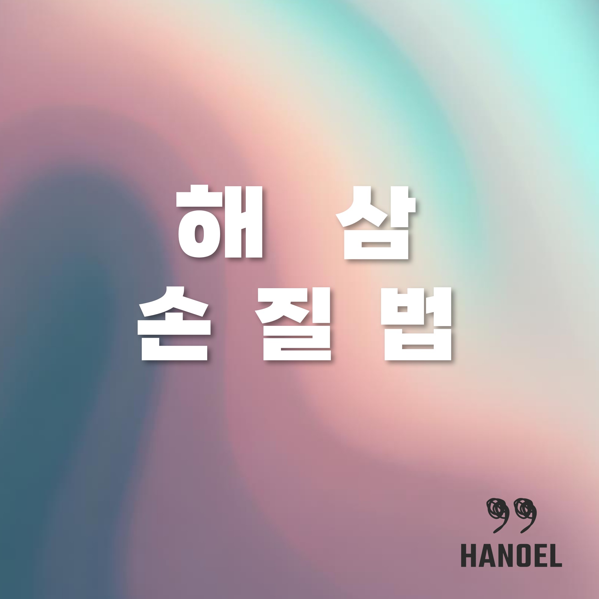 해삼손질법