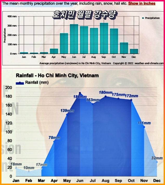 호치민 12월 강수량