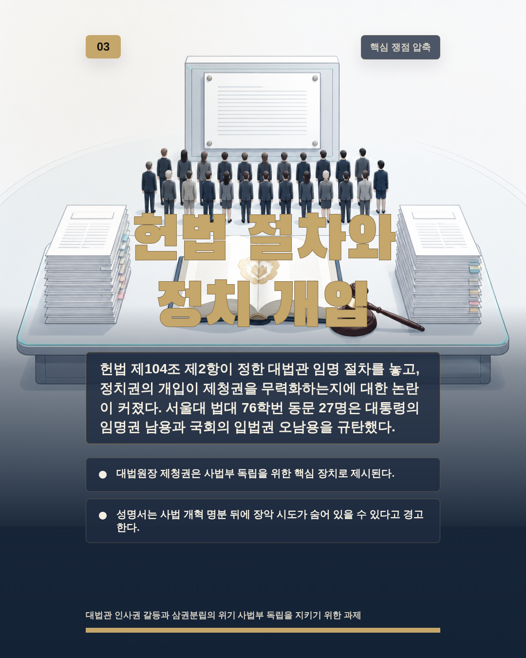 헌법 절차와 정치 개입