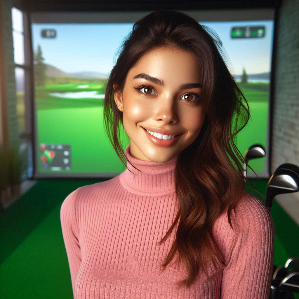 스크린골프장 배경