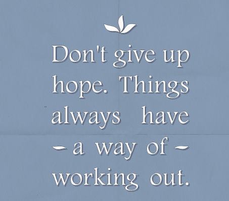 things always have a way of working out