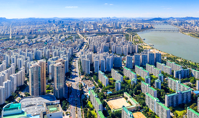 한강 그리고 아파트