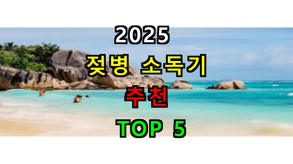 2025 젖병소독기 추천 TOP 5