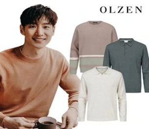 올젠 브랜드 남성 가을 스웨터 카라니트 24 900원 8종