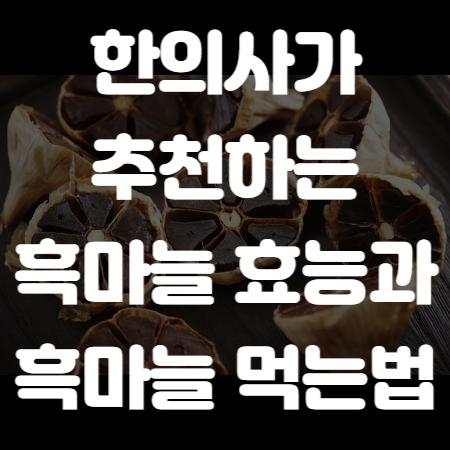 흑마늘 효능 썸네일