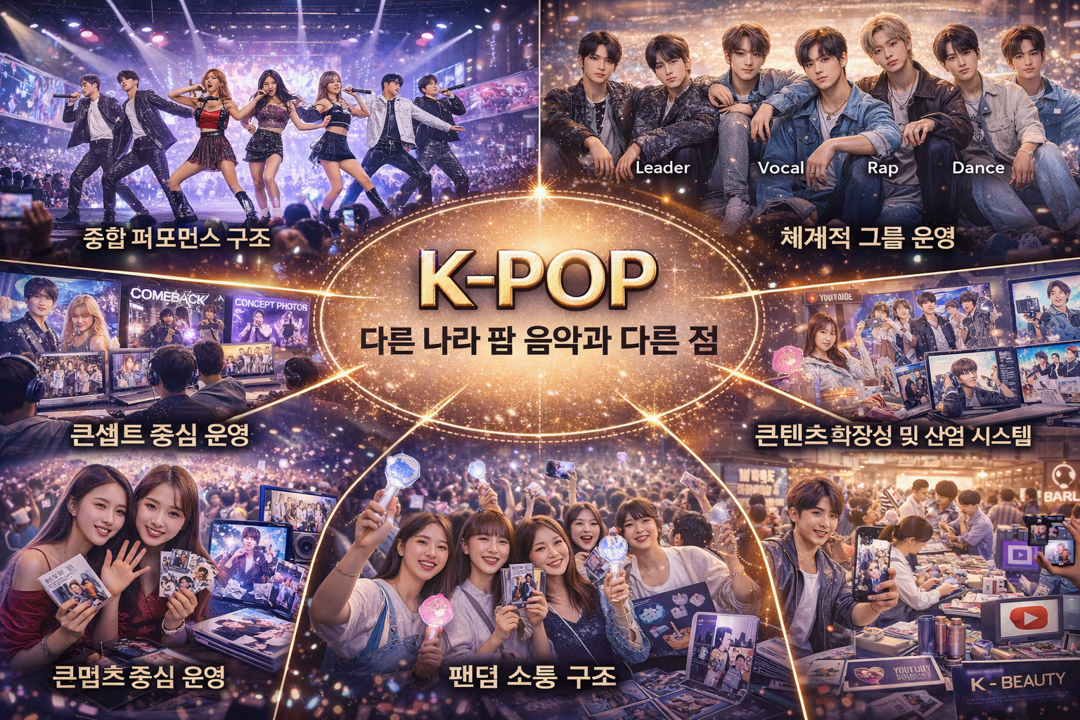 K-POP이 다른 나라 팝 음악과 다른 점