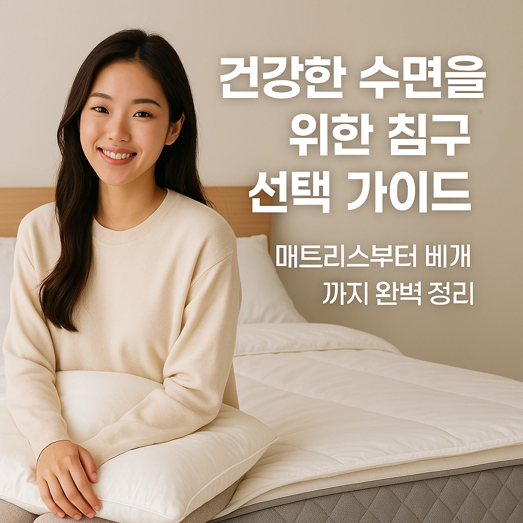 건강한 수면을 위한 침구 선택 가이드 - 매트리스부터 베개까지 완벽 정리
