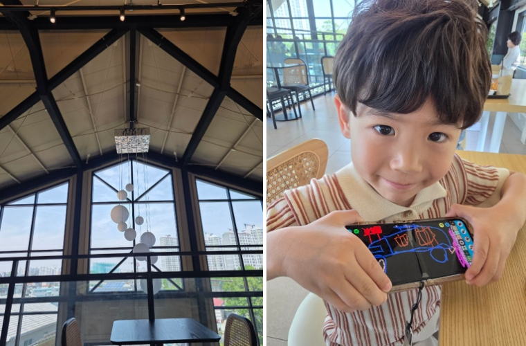 오산 주말 브런치, 가족과 함께 다녀온 카페 하이라이트 오산점