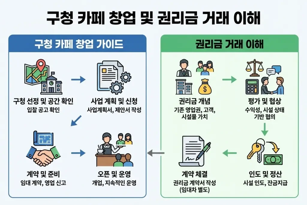 마포구청 인근 카페 권리금 1억 분석: 시설&middot;바닥&middot;영업 권리금으로 분해해 확인