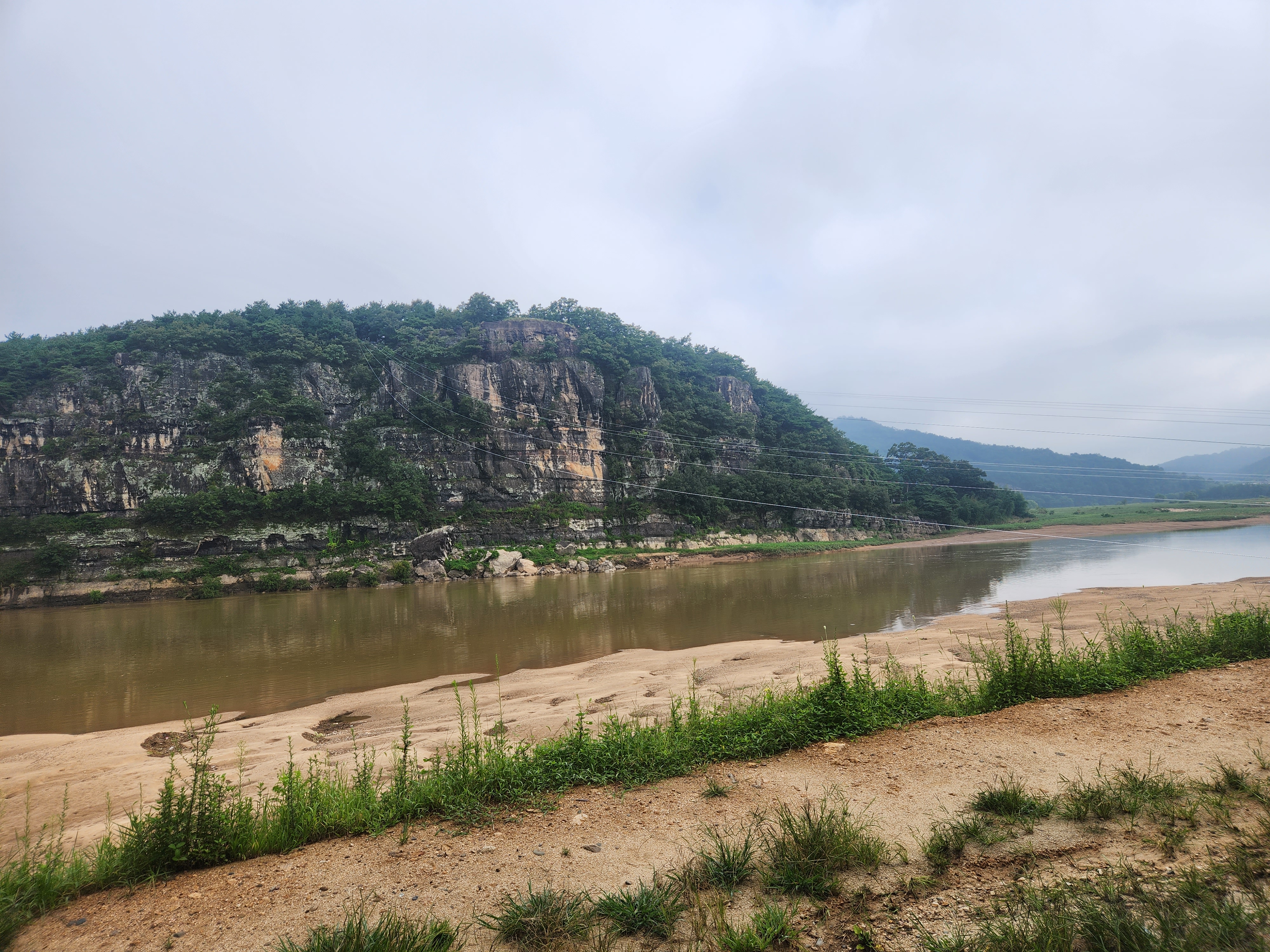 안동하회마을에서 바라보는 부용대