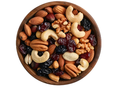 다양한 견과류 사진