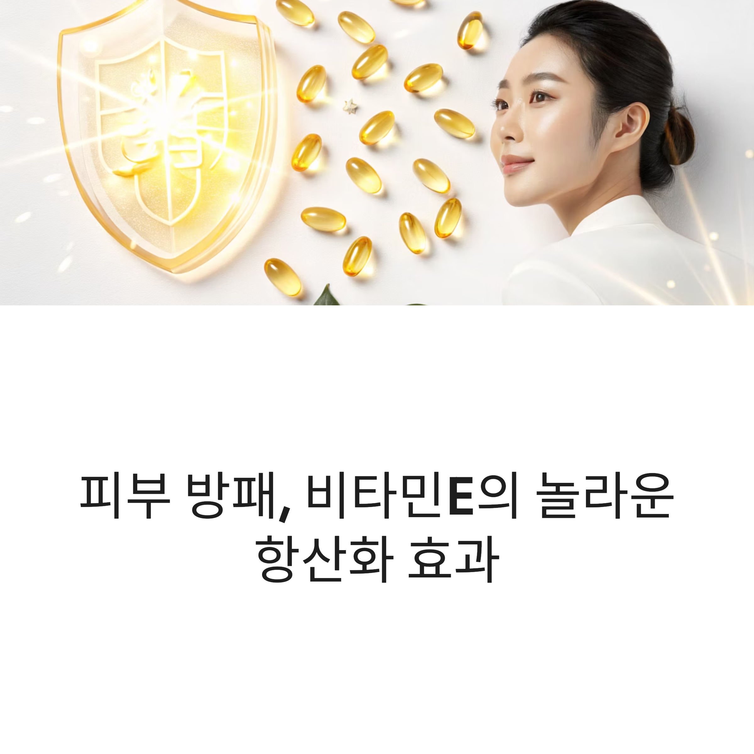 비타민E, 항산화로 지켜주는 피부의 방패