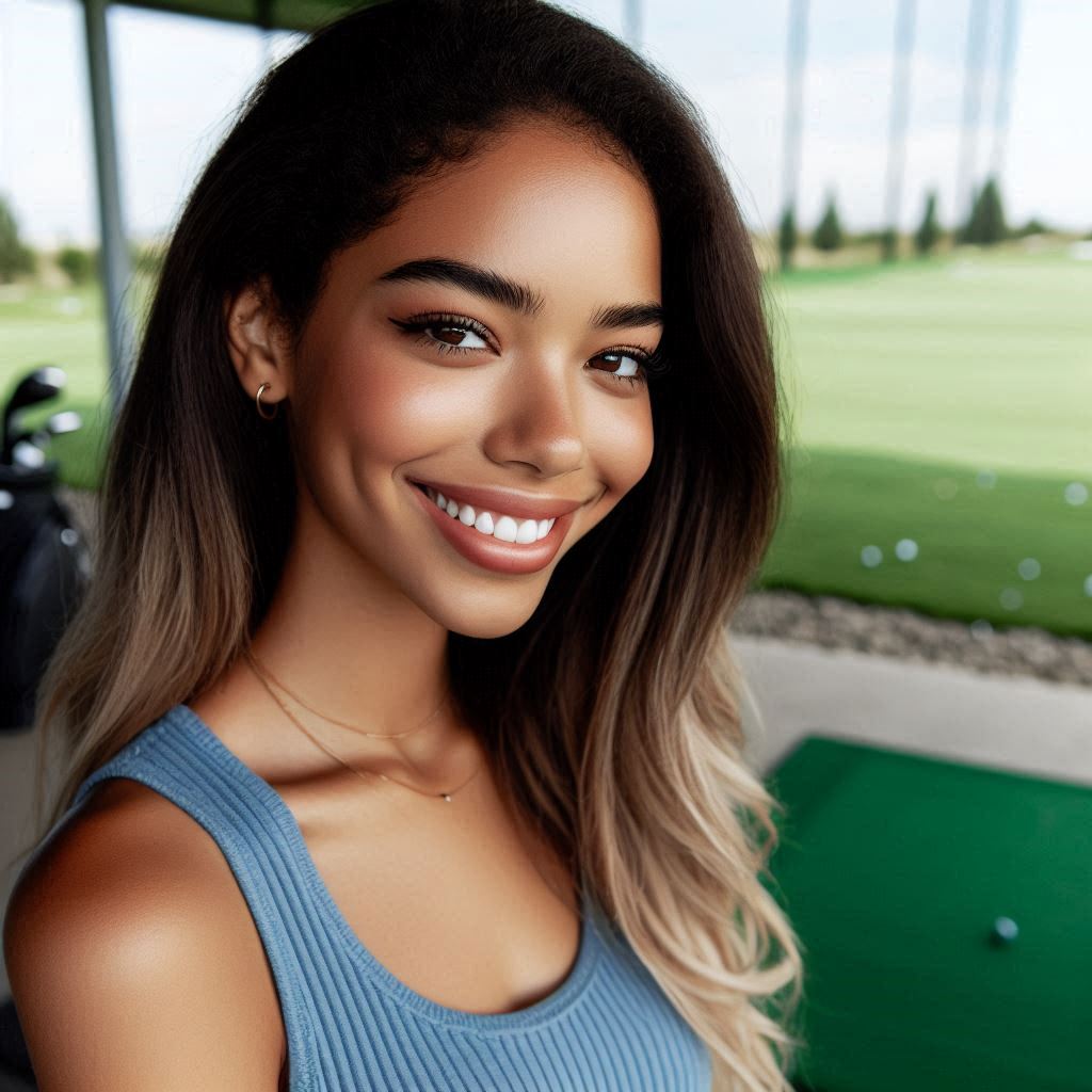 실외골프연습장 배경