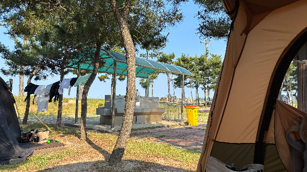 백도해수욕장 오토캠핌장