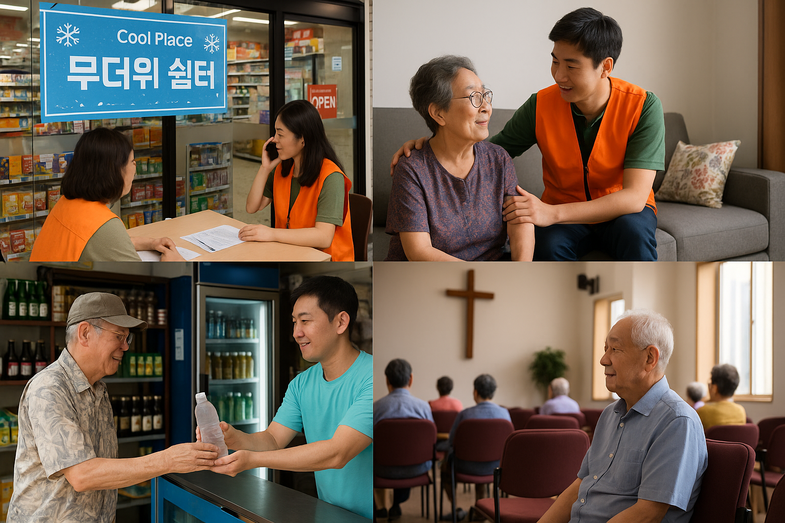 &quot;폭염 대응 정책 비교: 대응 시스템과 실행력&quot;에 대한 이미지입니다.