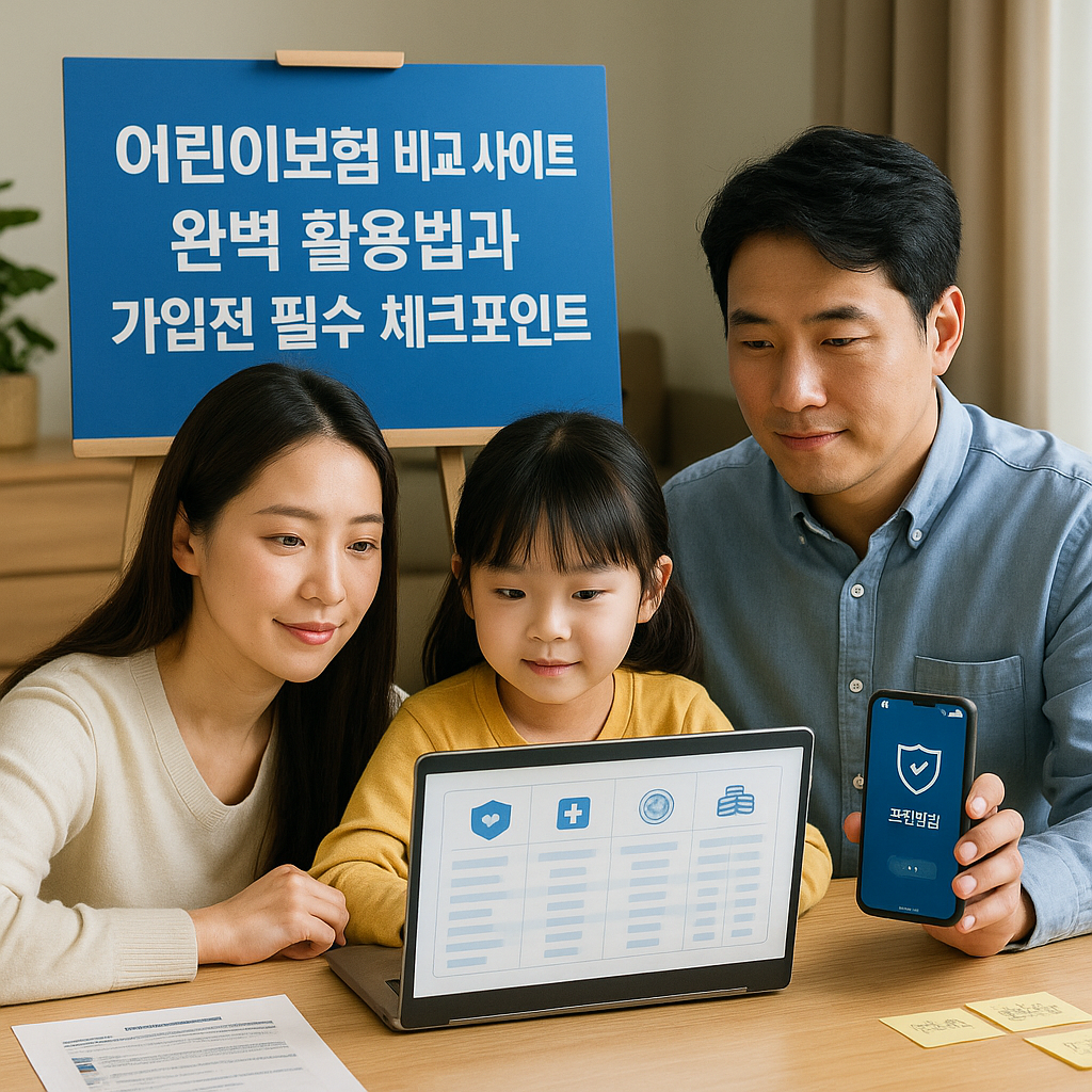 자녀보험 비교 핵심 기준 완벽 정리로 후회 없는 선택하기